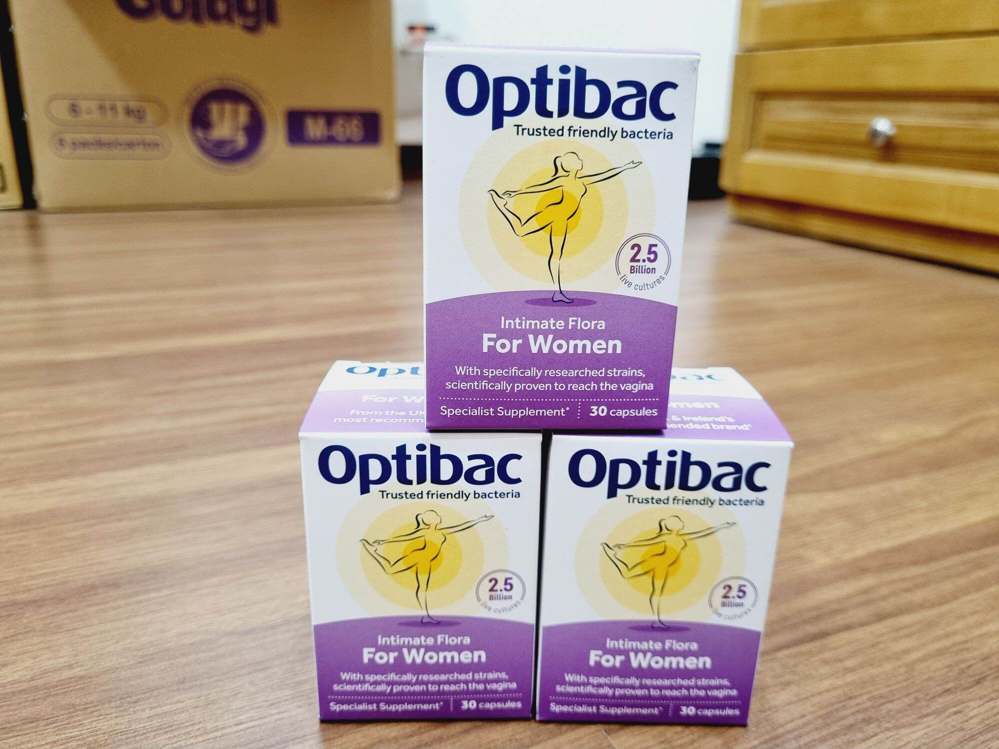 Men vi sinh Optibac Tím_ Optibac For Women 30v