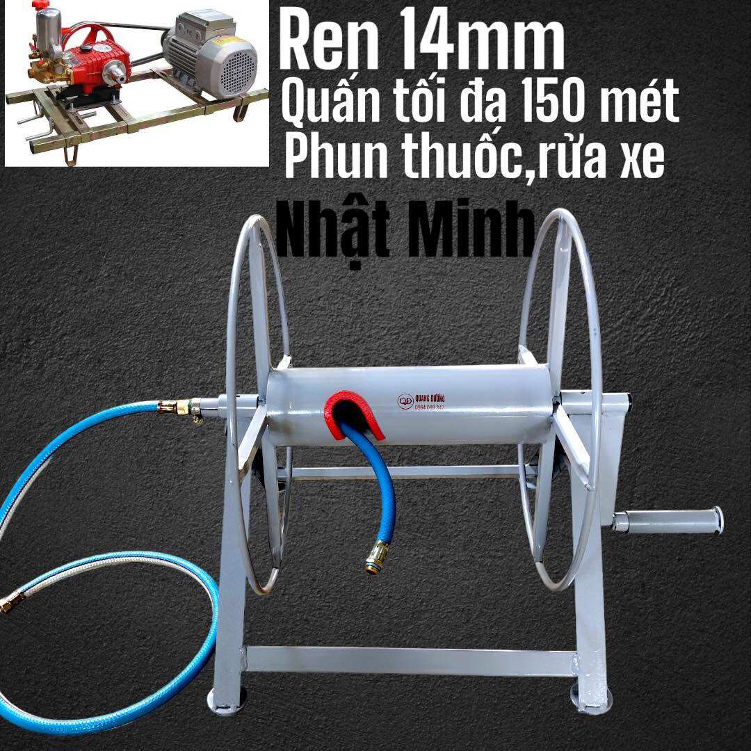Rulo quấn dây rửa xe, quấn tối đa 150 mét