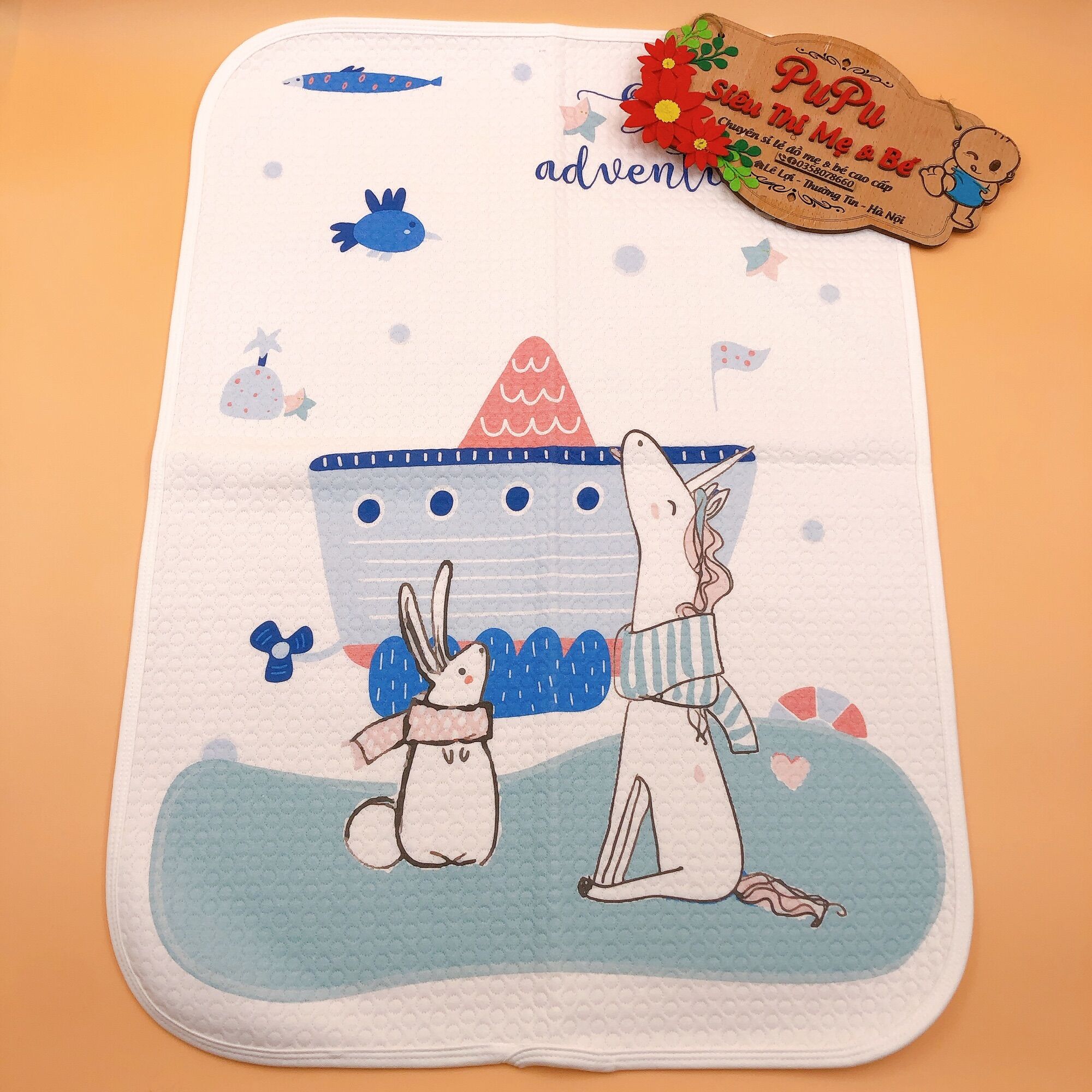 Tấm Lót Chống Thấm 50*70cm Cho Bé Sơ Sinh