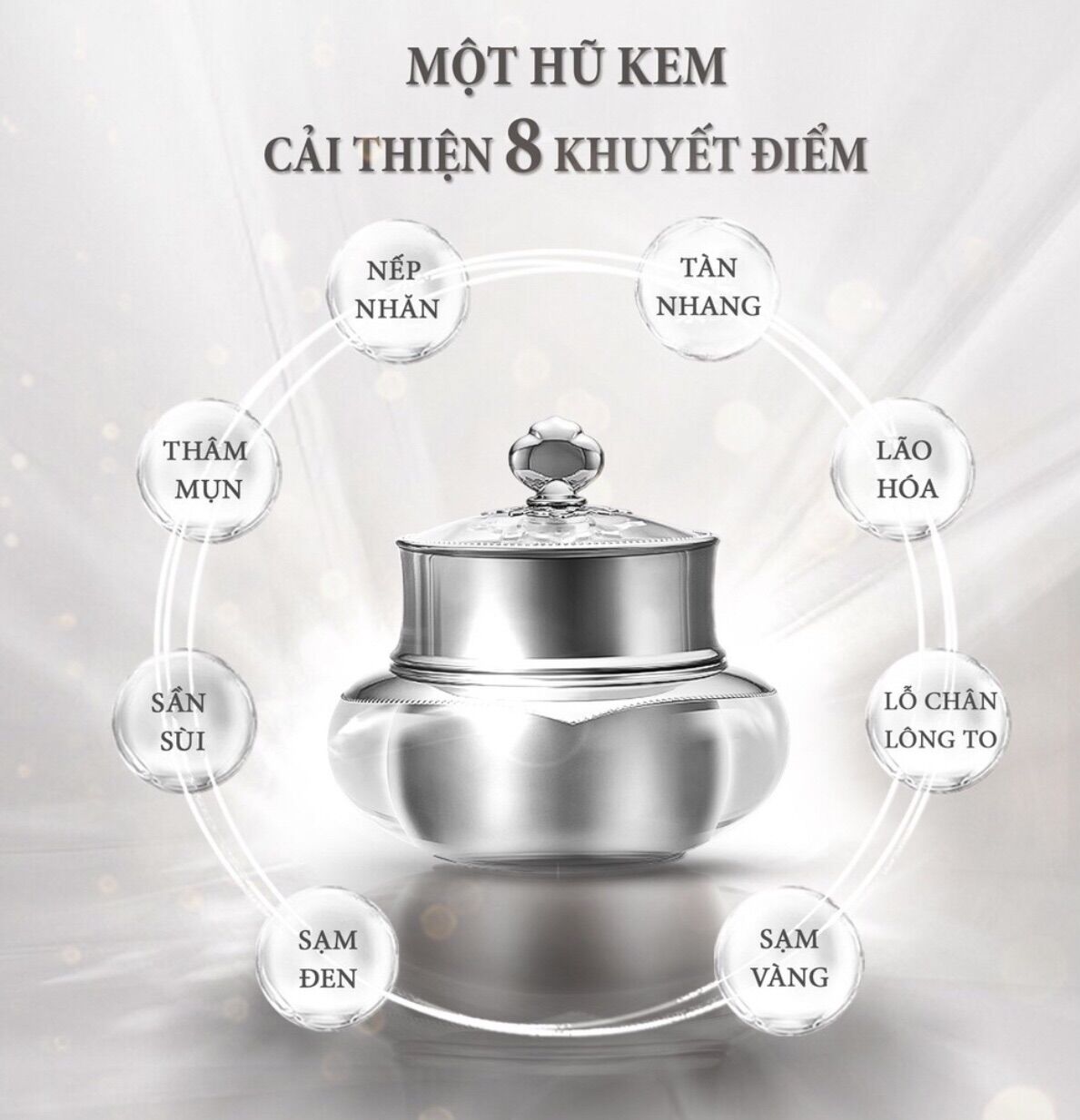 Kem dưỡng trắng da Nhân Sâm CIYAOO 10g