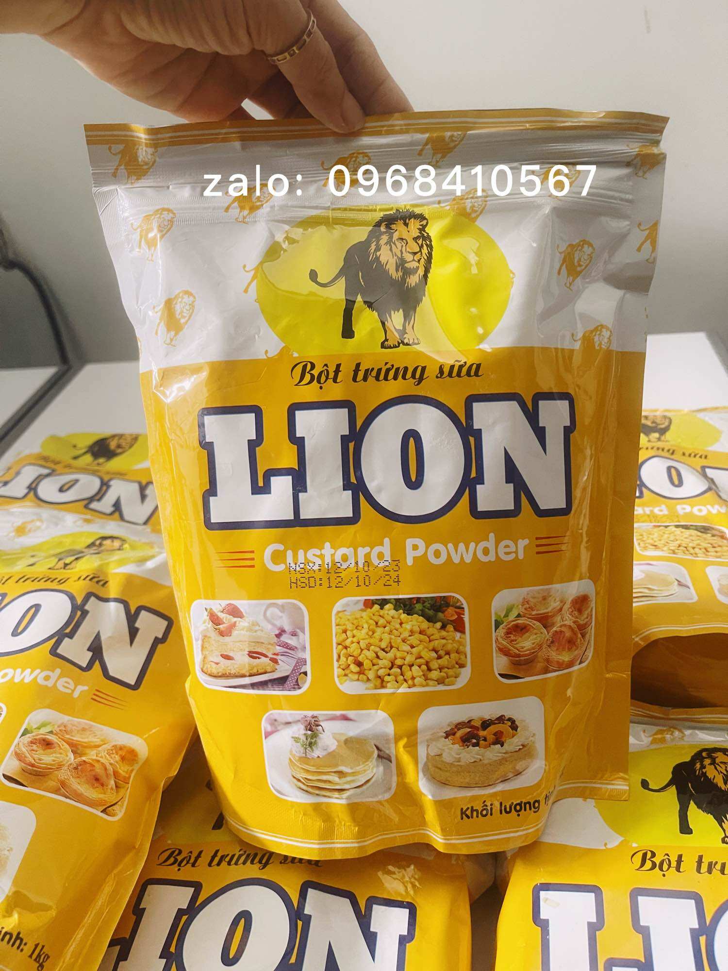 Bột Sư Tử Lion Custard Tuấn Phương 200g
