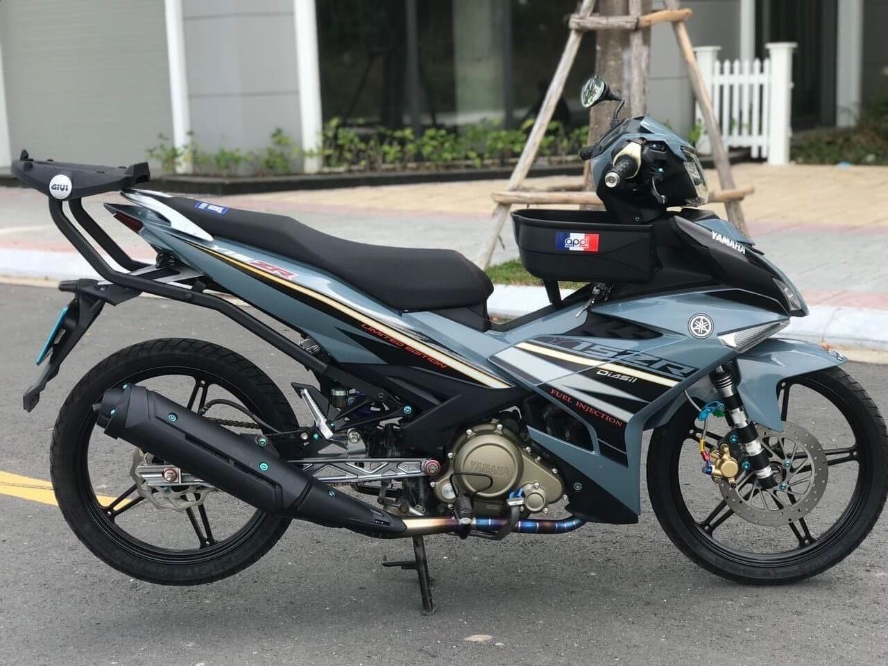Bộ ốp pô 2 món gắn exciter 150 mẫu tfx