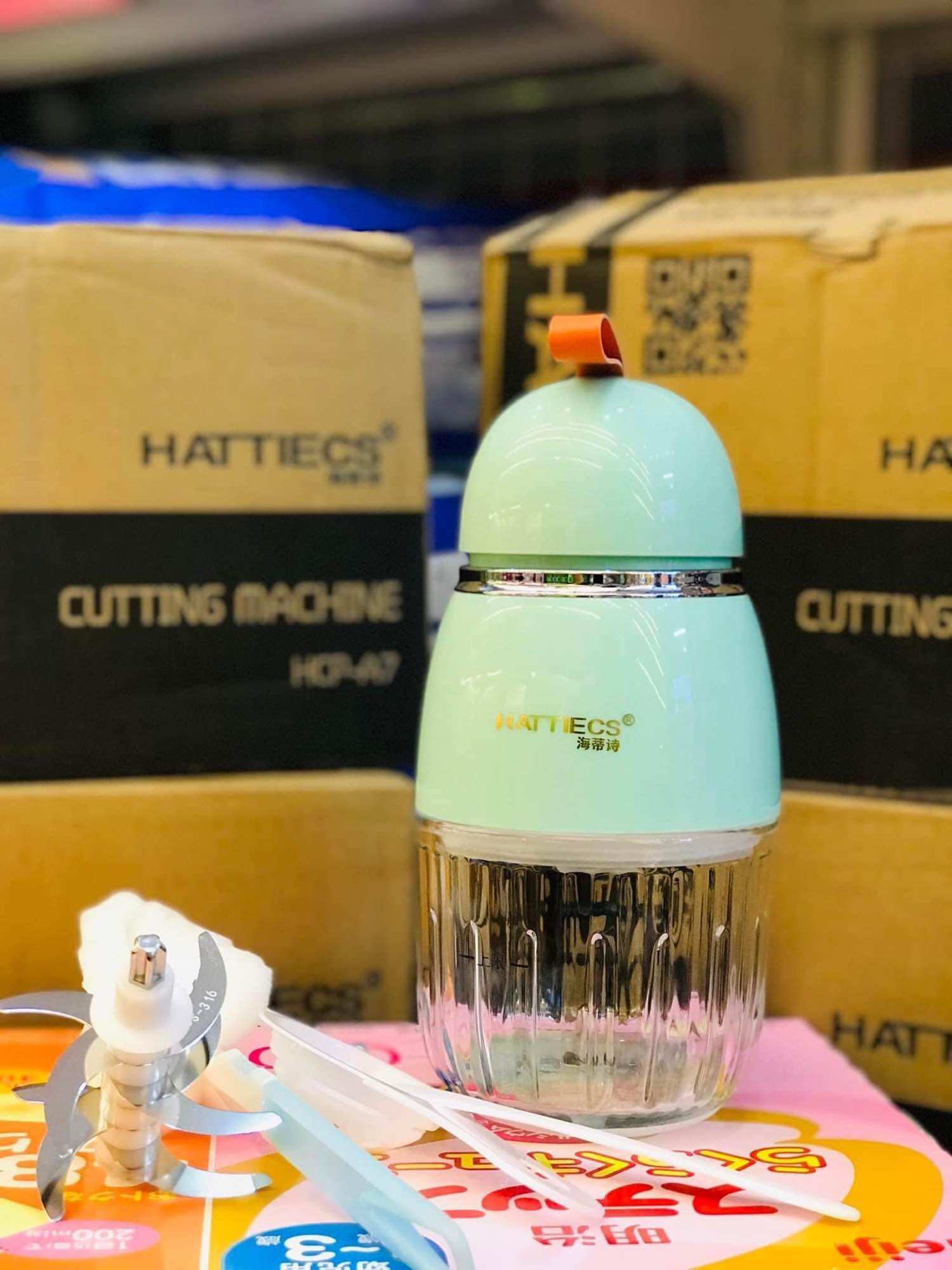 Máy xay Hattiecs 8 lưỡi/ xay ăn dặm cho bé