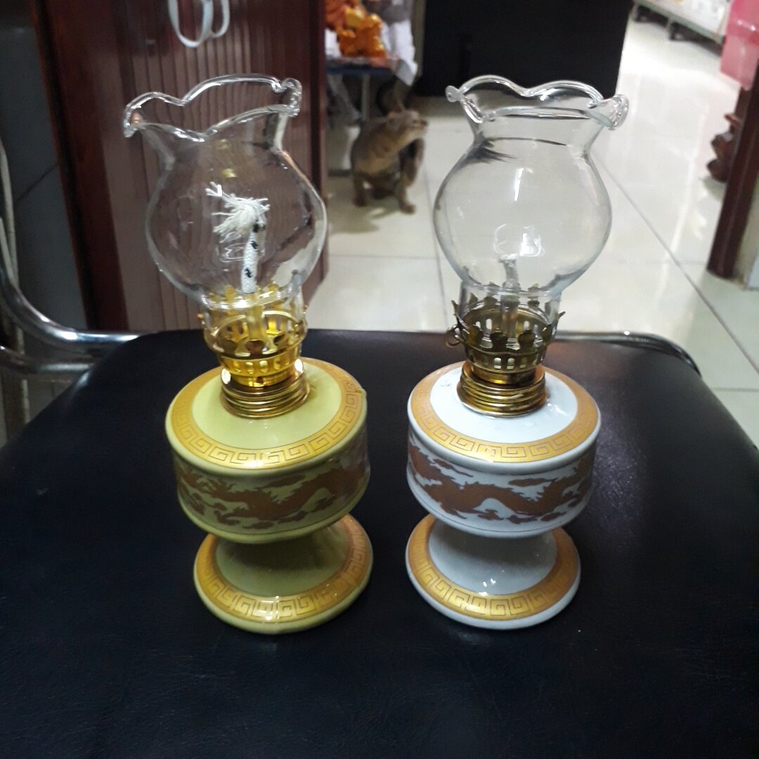 Đèn  dầu  rồng cao 20cm
