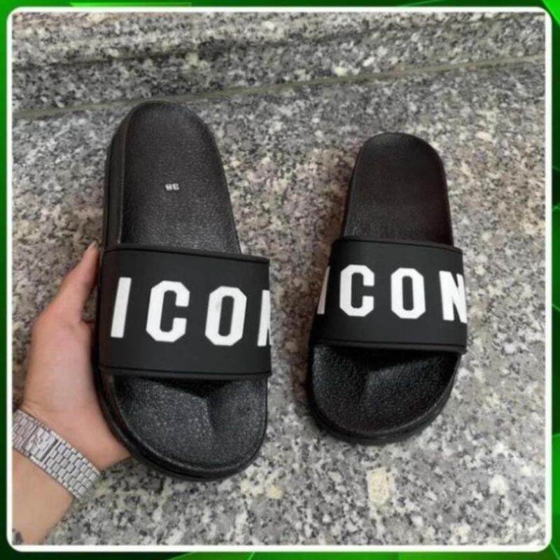 Dép Lê Quai Ngang Icon đế cao 3-4cm