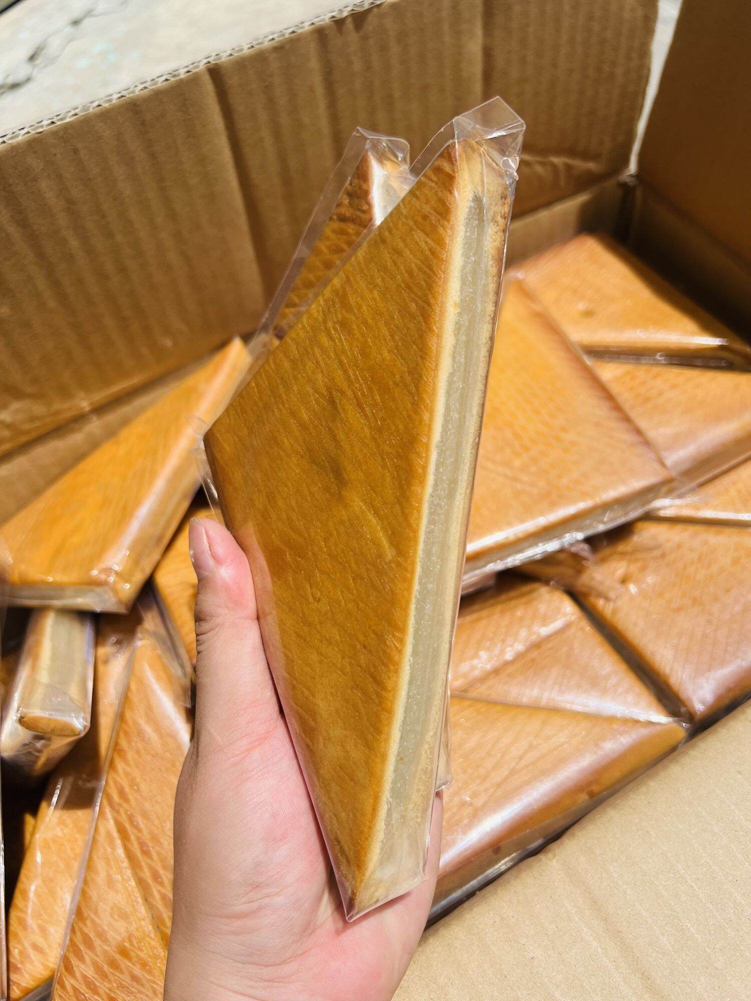 Bánh xà lam dừa miếng 200g (Ăn vặt thuần chay)