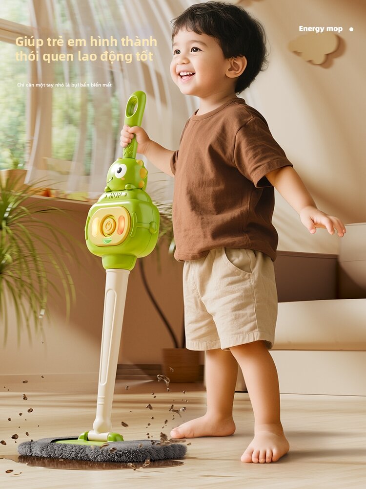 HUANGEN | Bộ Đồ Chơi Quét Dọn Giáo Dục Cho Trẻ Em