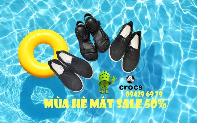 giày  crocs roka slip on