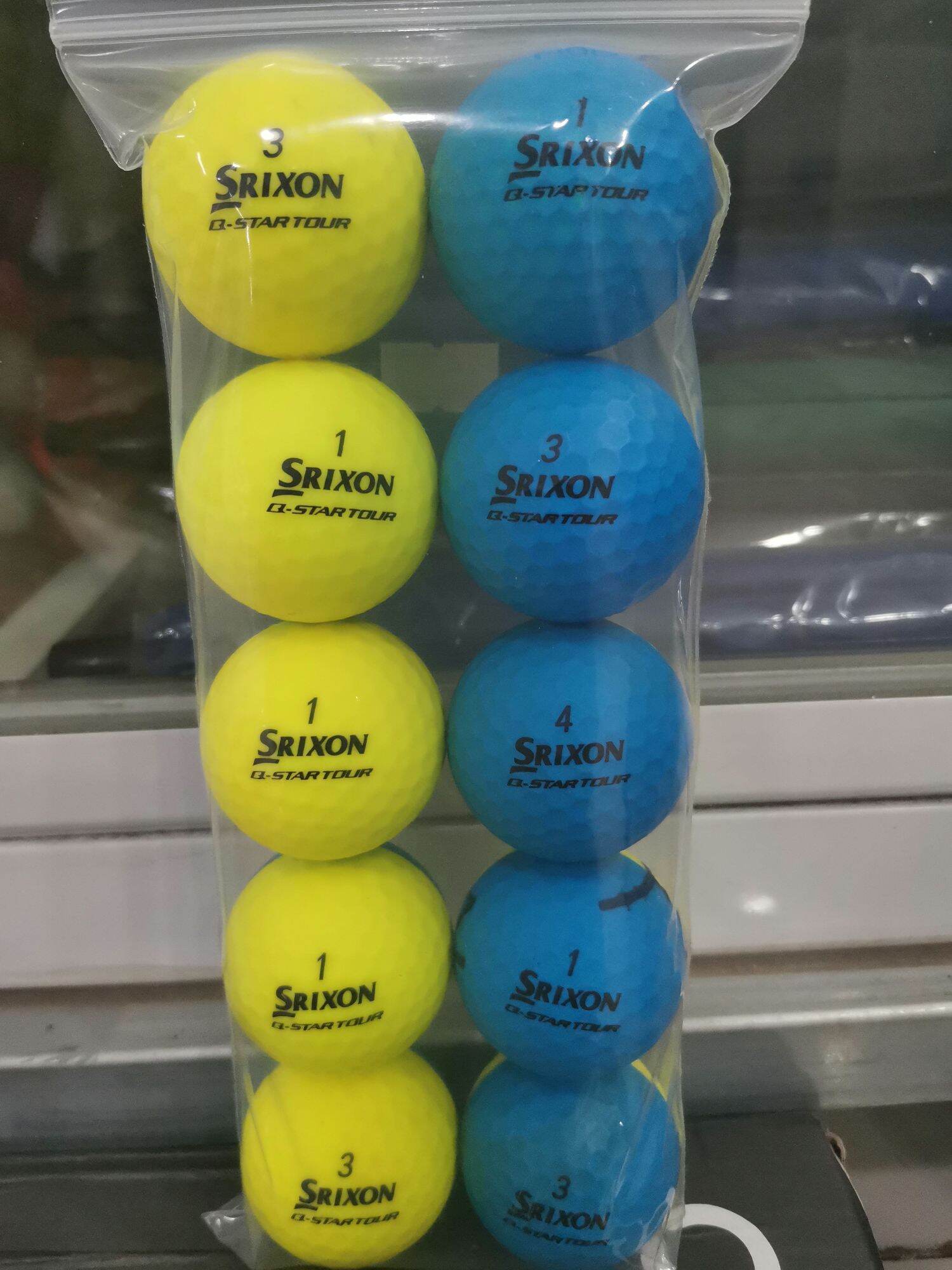 Bóng Golf Srixon 2 Màu 10 Bóng Mới 98%