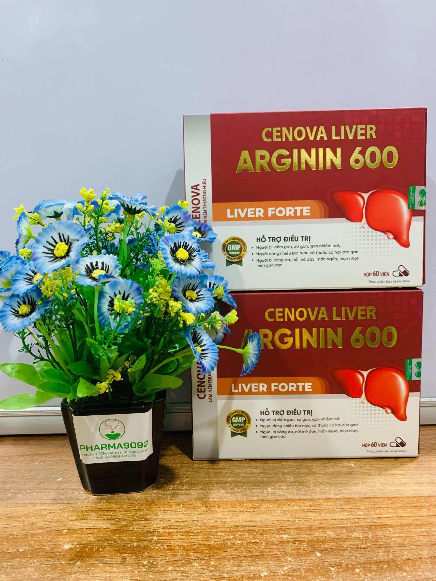 Bổ Gan CENOVA LIVER ARGININ 600