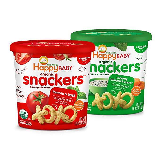 Bánh ngũ cốc nướng Snackers Happy Baby cho bé ăn dặm từ 6