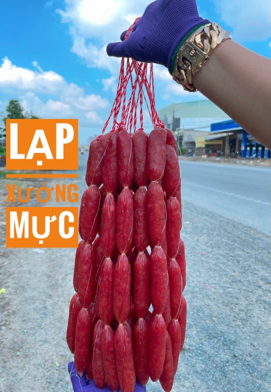 Lạp xưởng mực gói 500gr