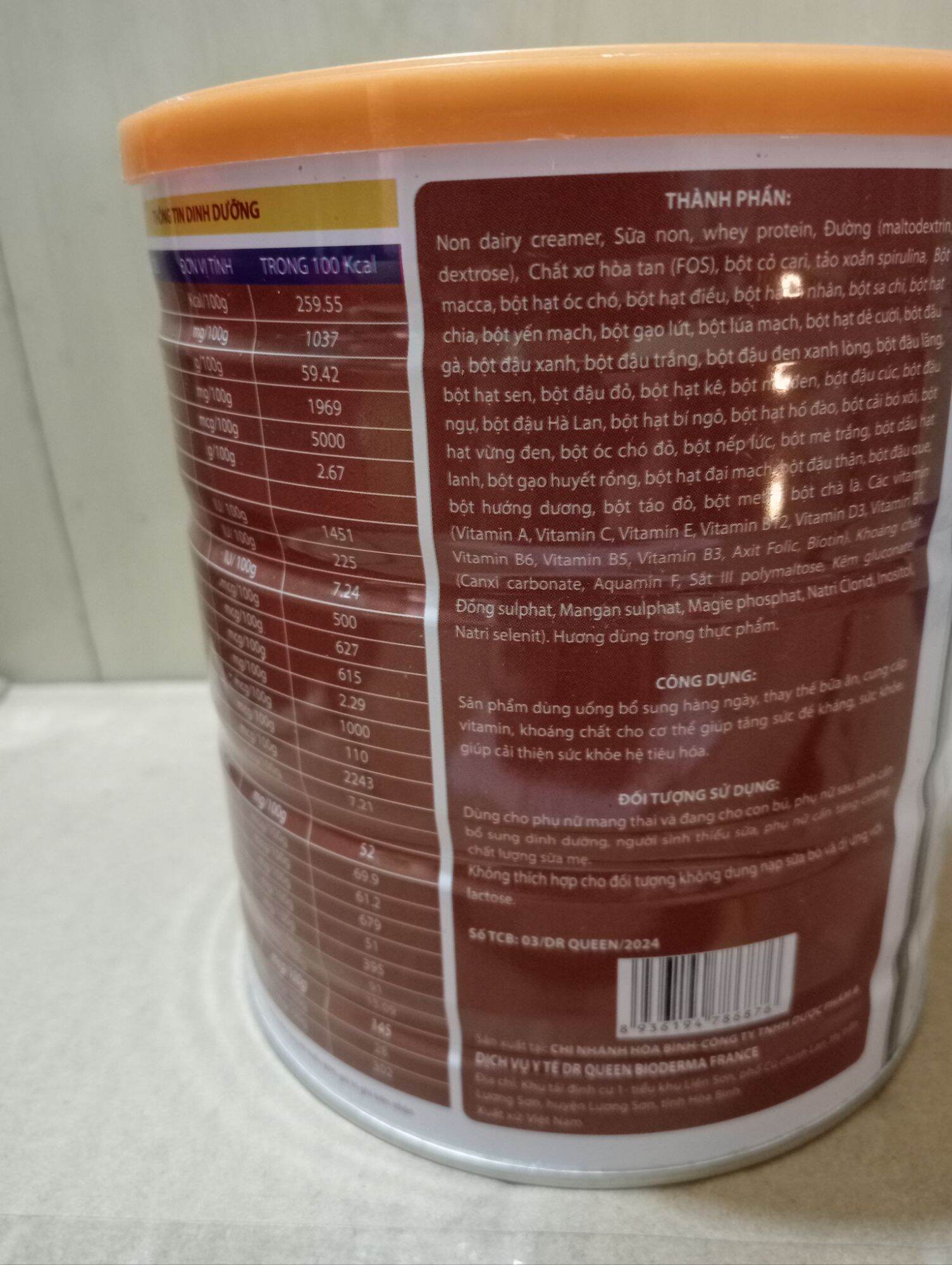 Sữa Hạt Lợi sữa Matin Mom 650g