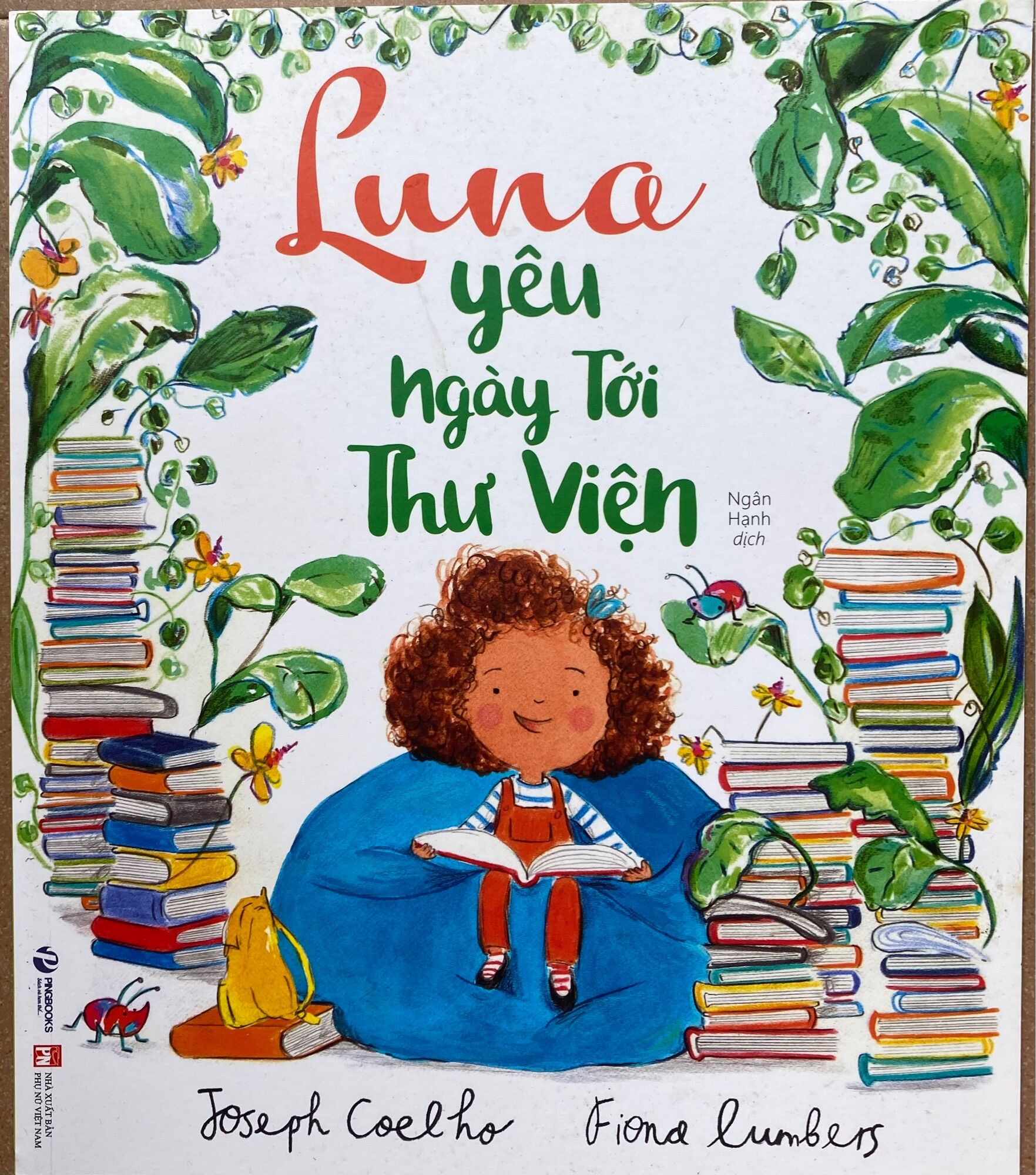 Sách luna yêu ngày tới thư viện - phát triển eq