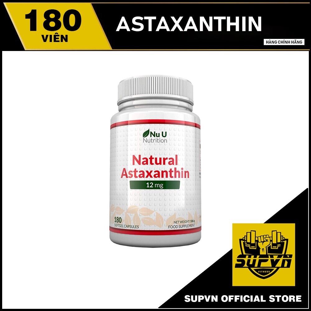 Astaxanthin Natural 12mg - Tăng hệ miễn dịch, chông lão hóa cao cấp