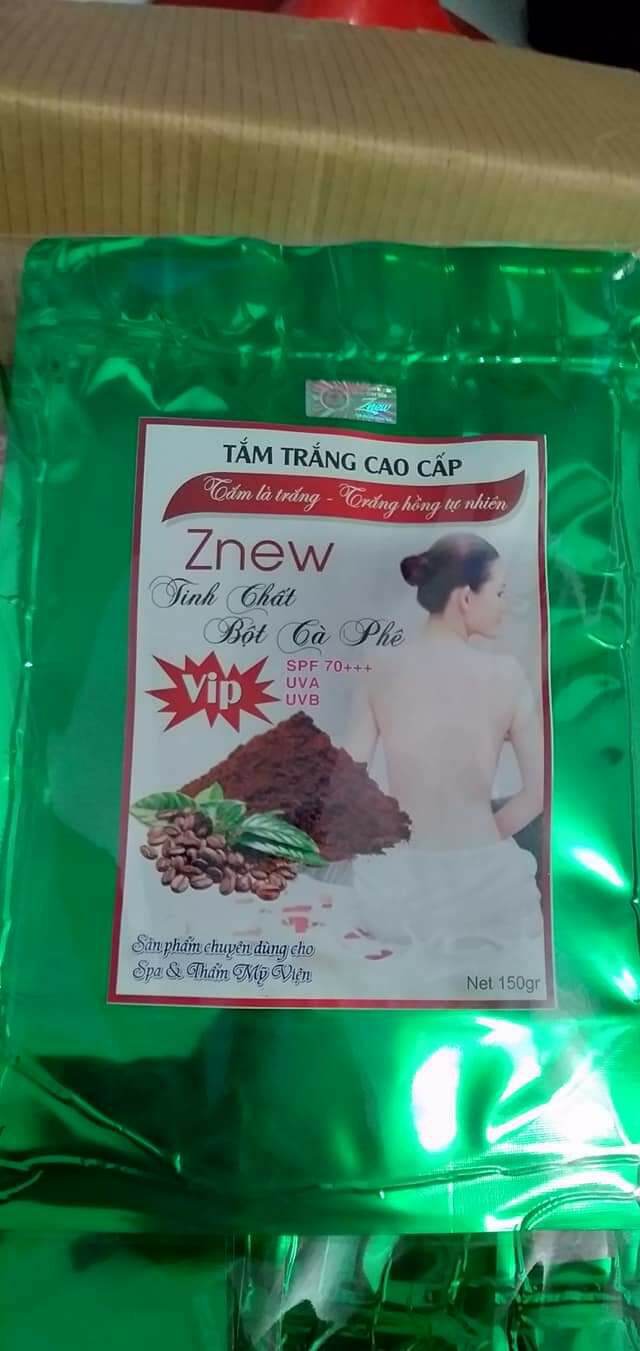 Kem Và Bột Tắm Trắng Cafe ( Bật Tone Trắng Mạnh Sau Khi Tắm) Sản Phẩm Chuyên Dụng Cho Spa