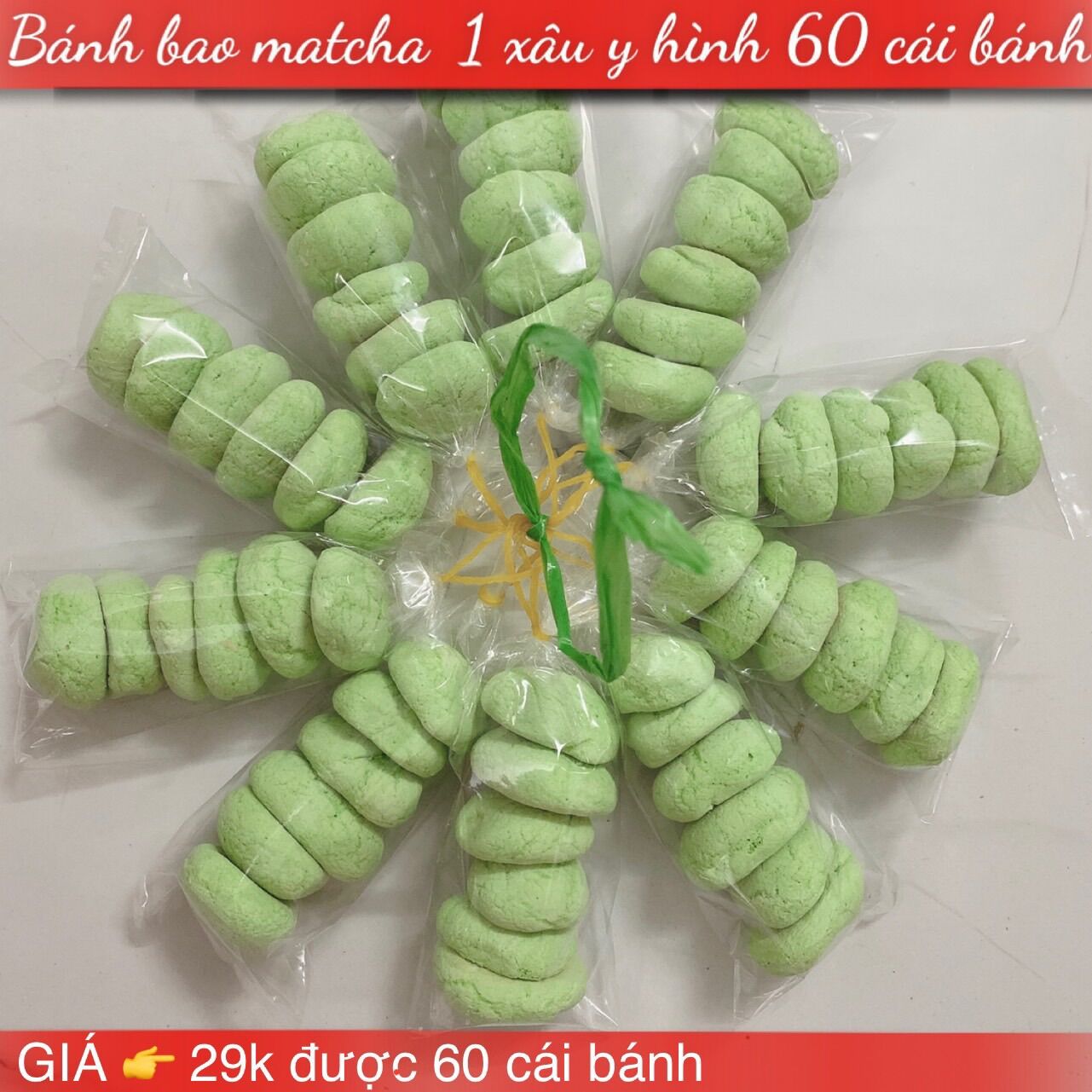 Bánh bao sữa matcha trà xanh nguyên chất