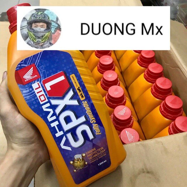 Nhớt ahm spx 1 10w30 1200ml tổng hợp 100% cho honda winner