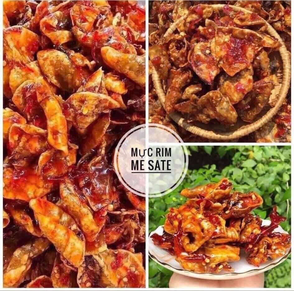 🦑🦑 mực rim me sa tế 🦑🦑