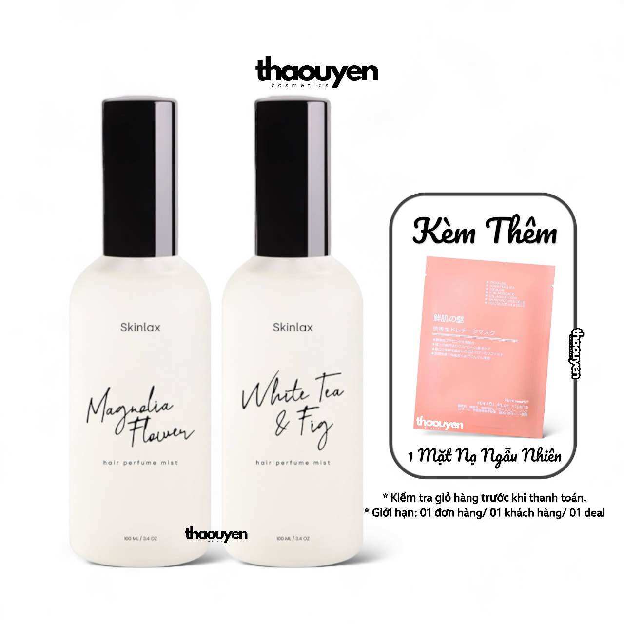 Nước hoa tóc skinlax 100ml tạo hương thơm và khử mùi hôi cho tóc và cơ thể