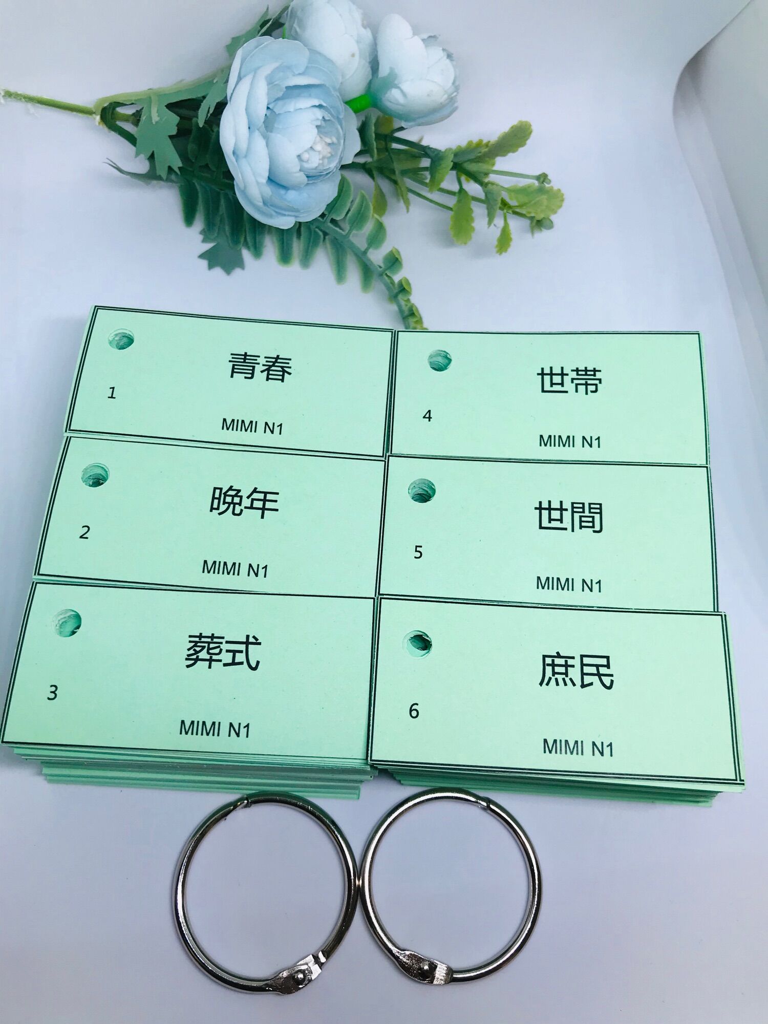 Flashcard Tiếng Nhật N1 1170 từ vưng Mimikara