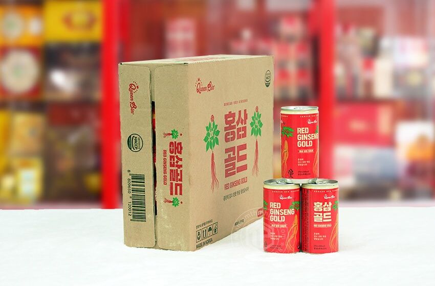 Nước hồng sâm lon Queen Bin Hàn Quốc