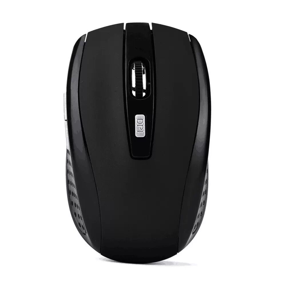 Chuột không dây quang màu đỏ USB 2.4G 6D cho máy tính xách tay Chuột chơi game Chuột không dây được thiết kế công thái học