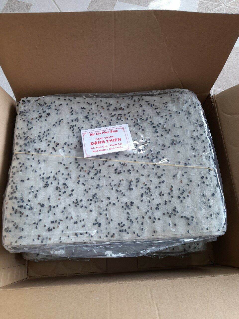 2kg bánh tráng mè đen 100 cái