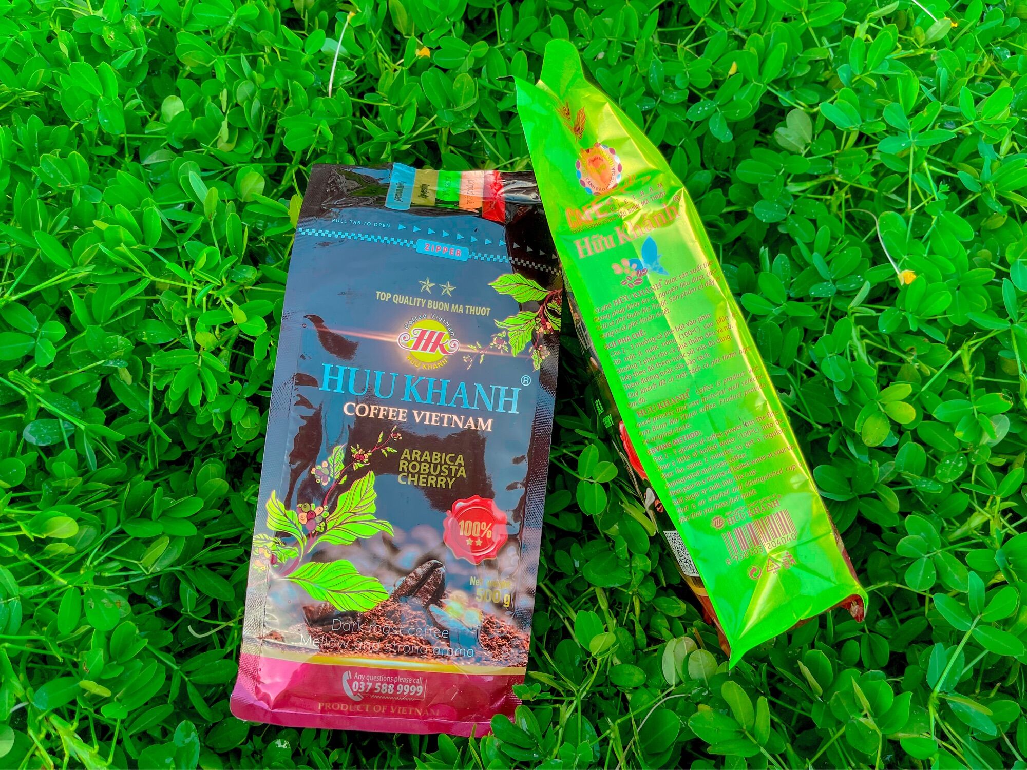 Combo 4 bịch cà phê hữu khánh - hk 2sao