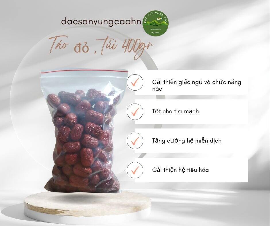 Dried Xinjiang Red Apple, 400gr bag