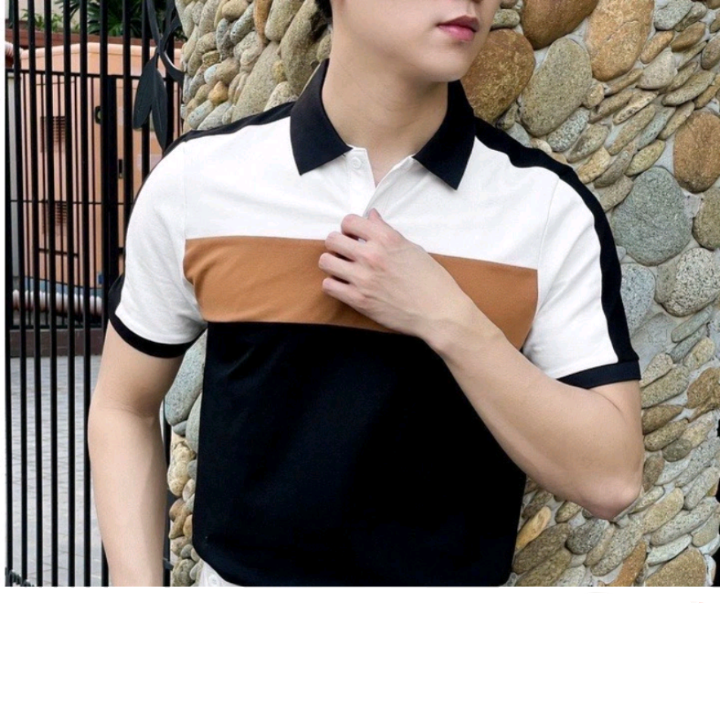 áo thun polo nam phối cao cấp