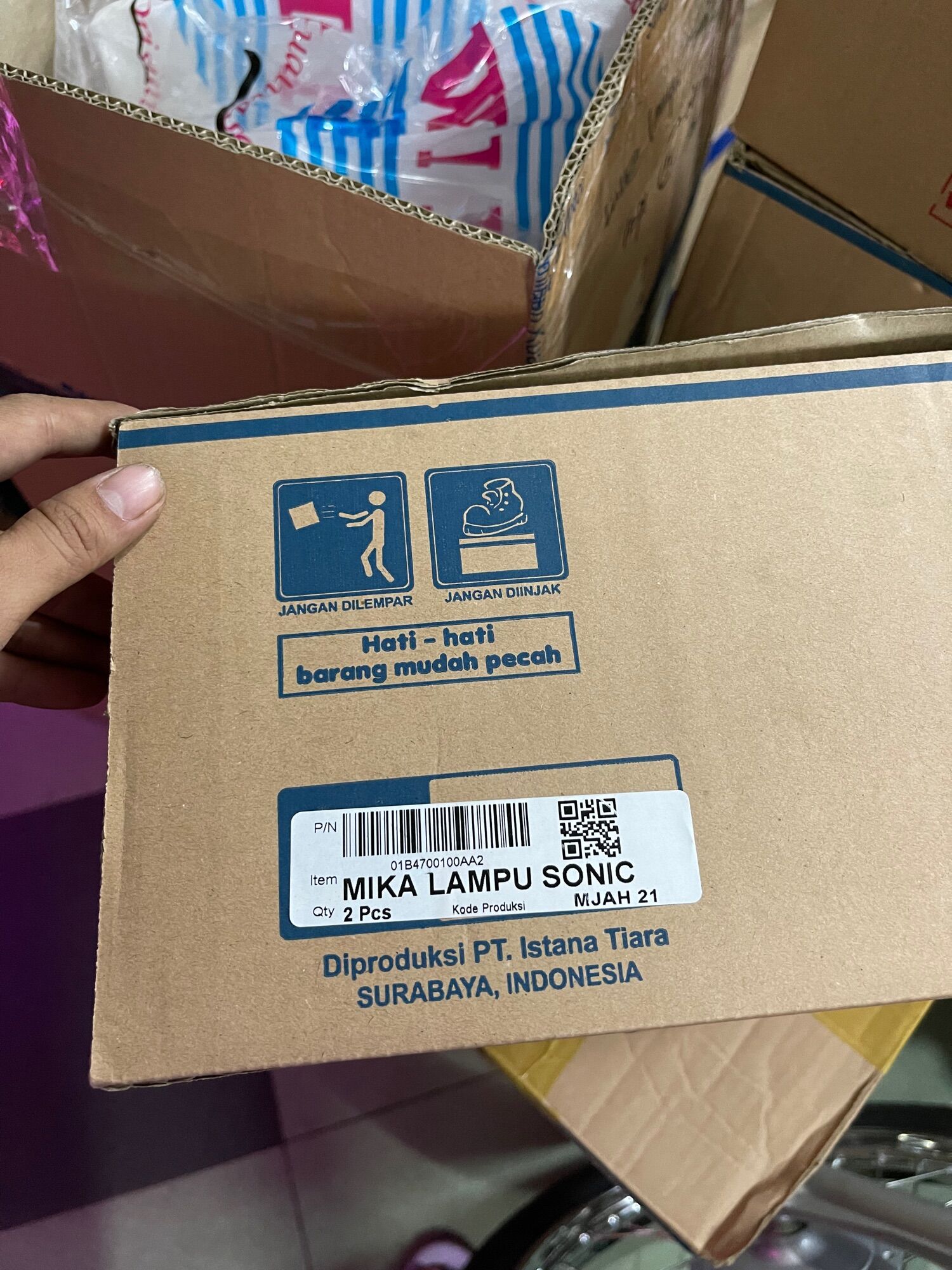 Mica đèn trước Sonic 150 zin nhập khẩu