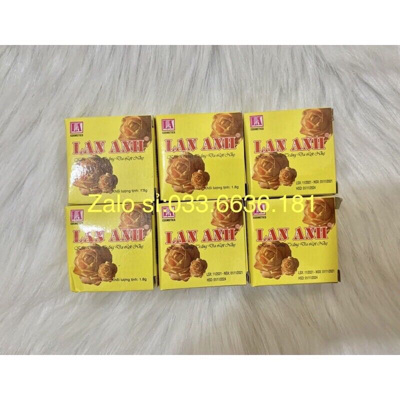Bán sỉ 6 hủ kem lan anh hủ 1,8g