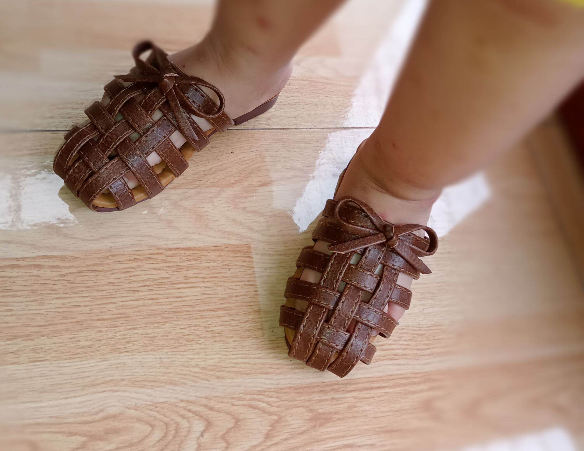 Sục Rọ Đan nơ mẹ và bé mềm êm chân đủ size 21-39