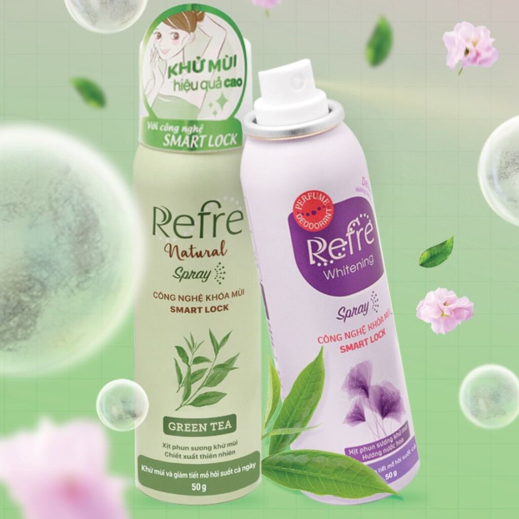 Xịt Refre phun sương khử mùi 50g