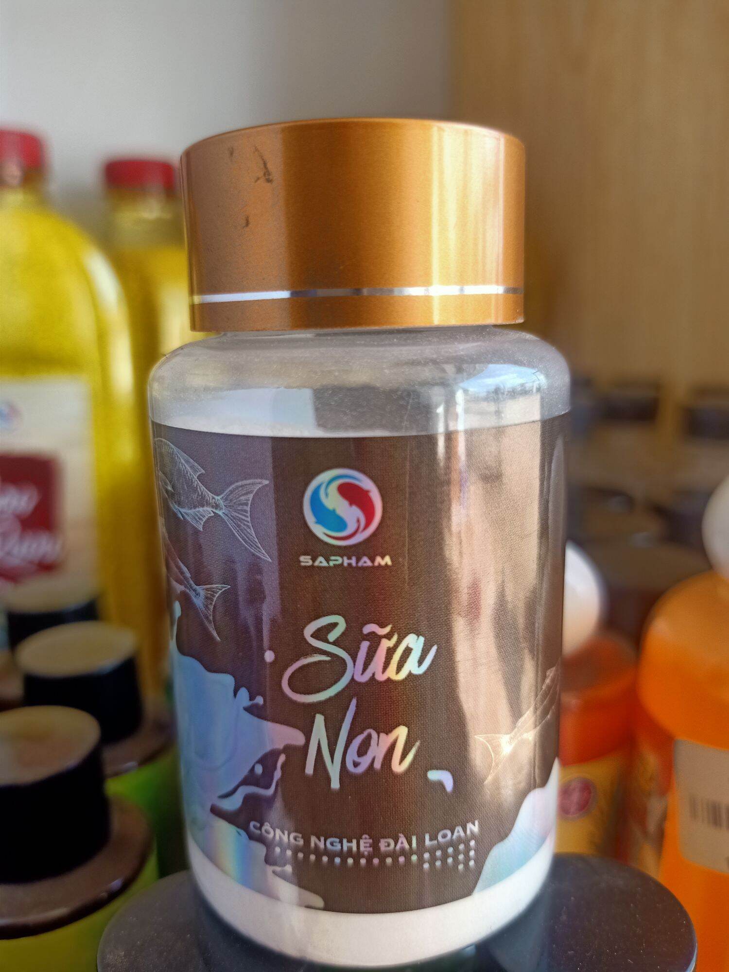 Sữa Non Sa Phạm, dùng câu cá tổng hợp như rô, chép, trôi..