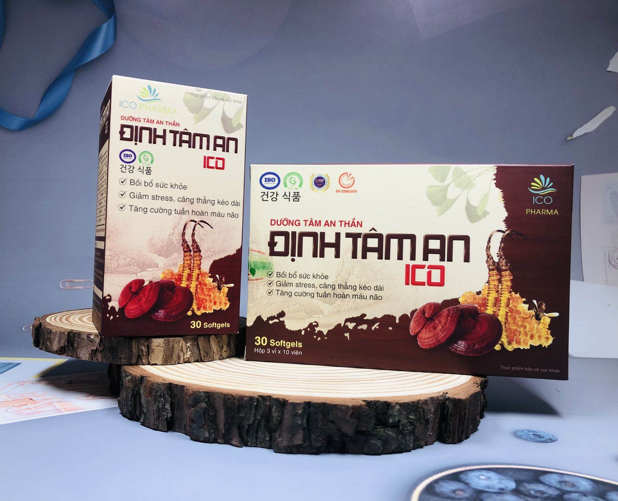 Dưỡng tâm an thần ĐỊNH TÂM AN - Giúp ngủ ngon, tăng tuần hoàn não, ăn ngon miệng