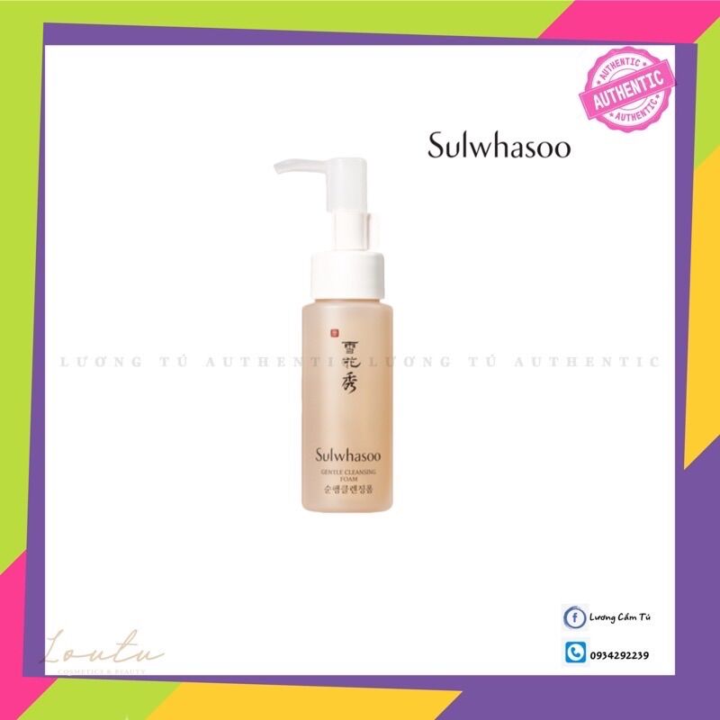 Sữa rửa mặt sulwhasoo 50ml