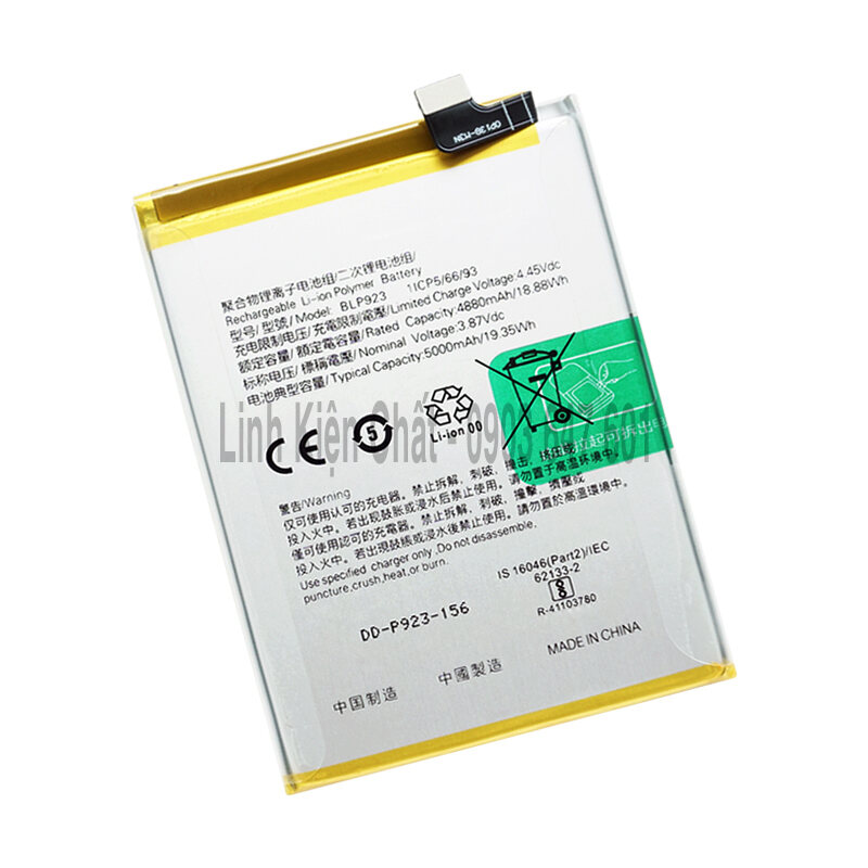 Pin cho oppo a57 2022 cph2407 cph2387 5000mah zin - hàng nhập khẩu
