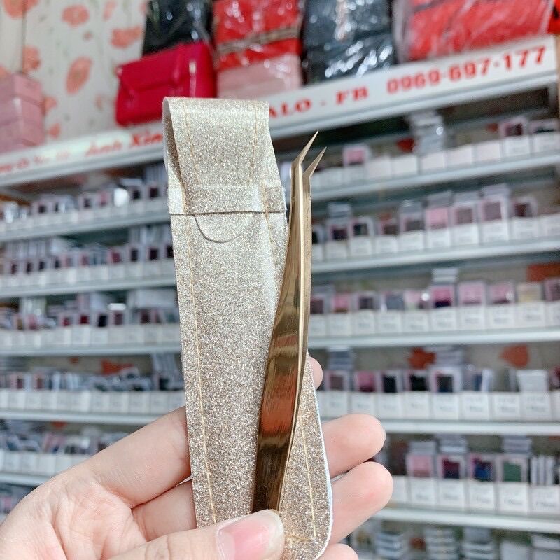 Nhíp volume bao da nối mi
