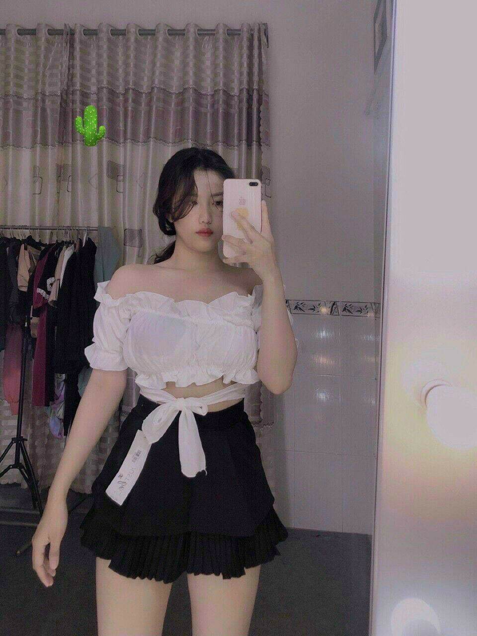 ÁO KIỂU NHÚNG CHÉO