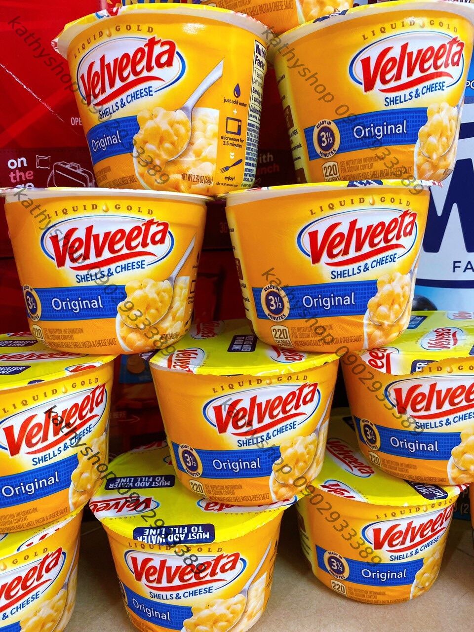 Nui phô mai sò Velveeta Shells & Cheese 68g