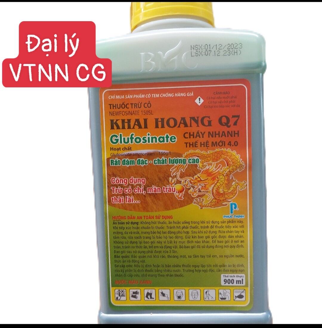 Thuốc trừ cỏ KHAI HOANG Q7 COMBO 5 chai 900ml
