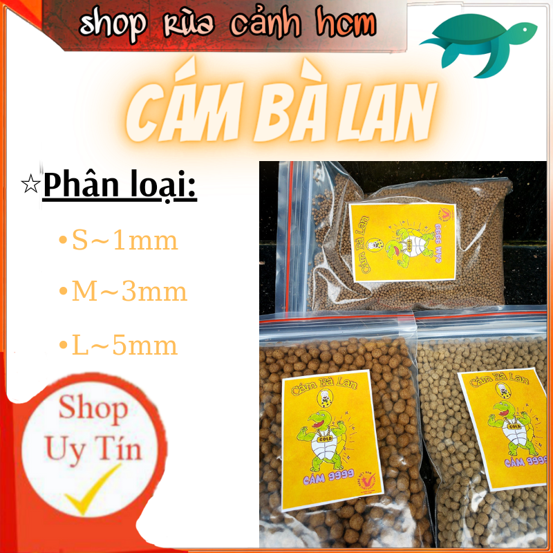 Cám bà lan 100g , thức ăn dinh dưỡng cho rùa nước 100 g