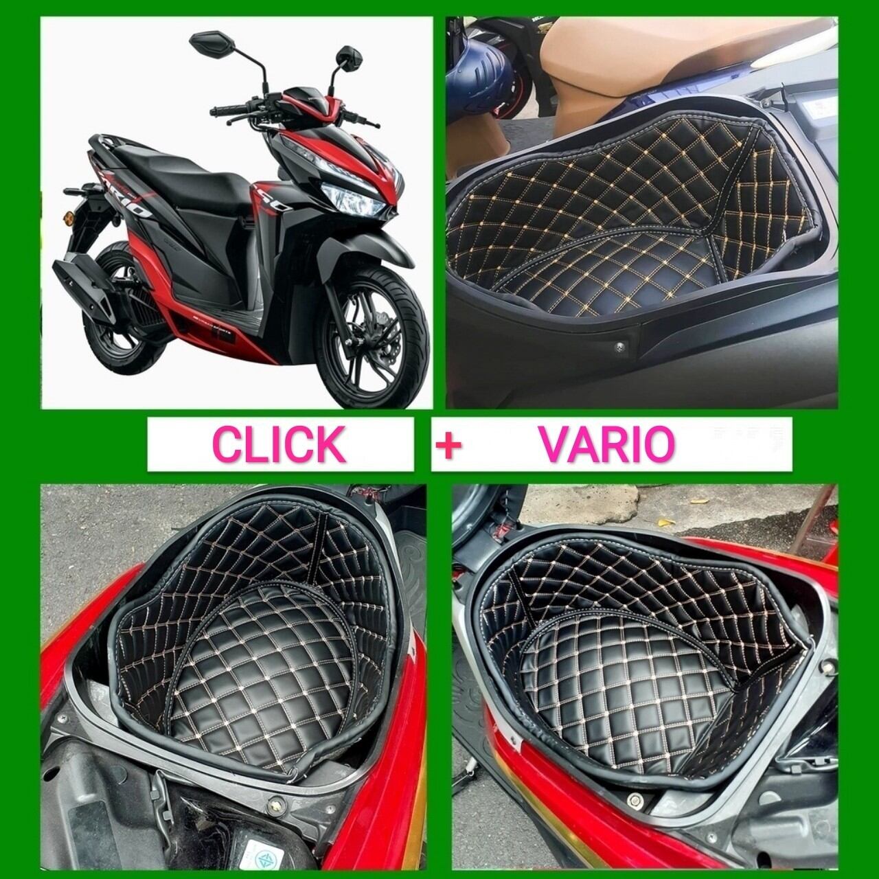 Lót cốp cách nhiệt xe máy click 125 - 150