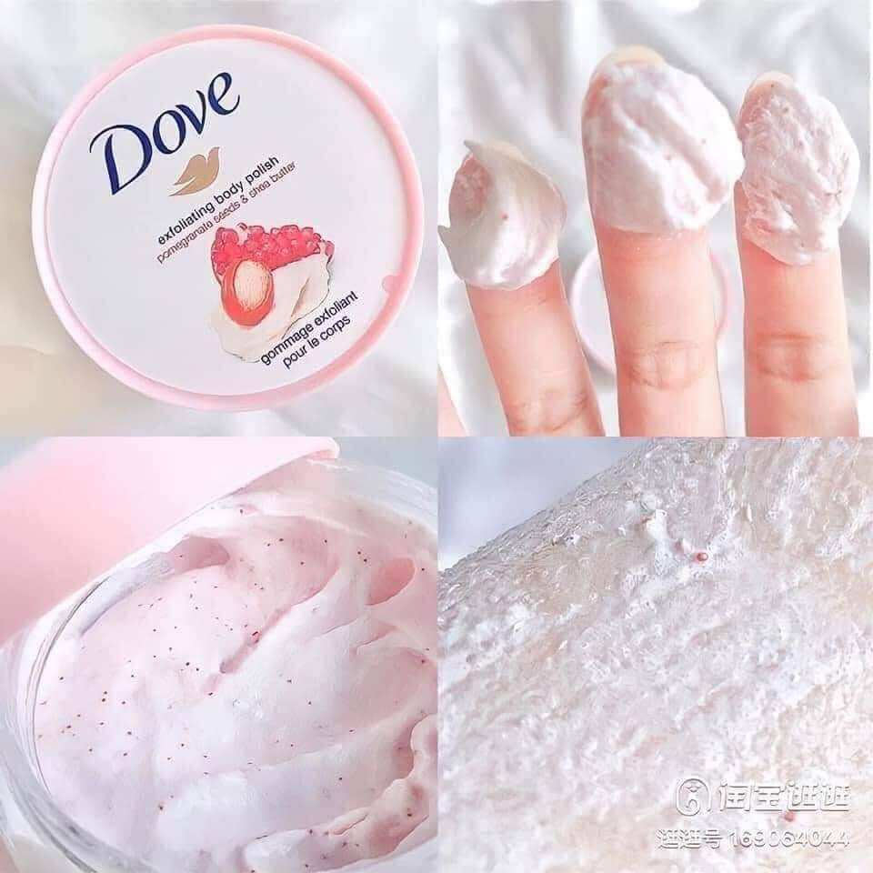 Tẩy da chết Dove Đức 225ml
