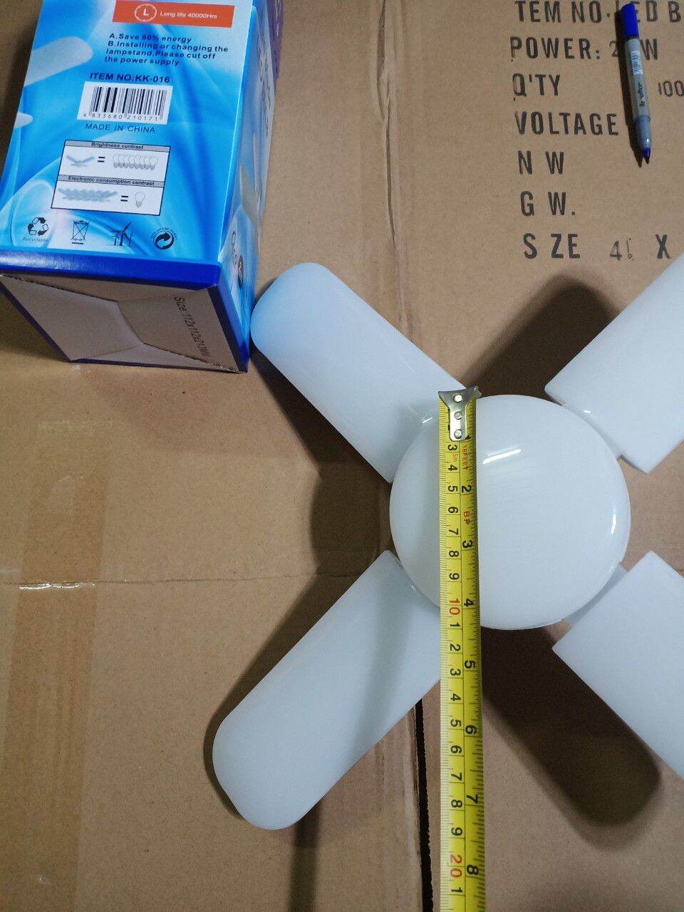 bóng đèn led 4 cánh 60W loại đẹp
