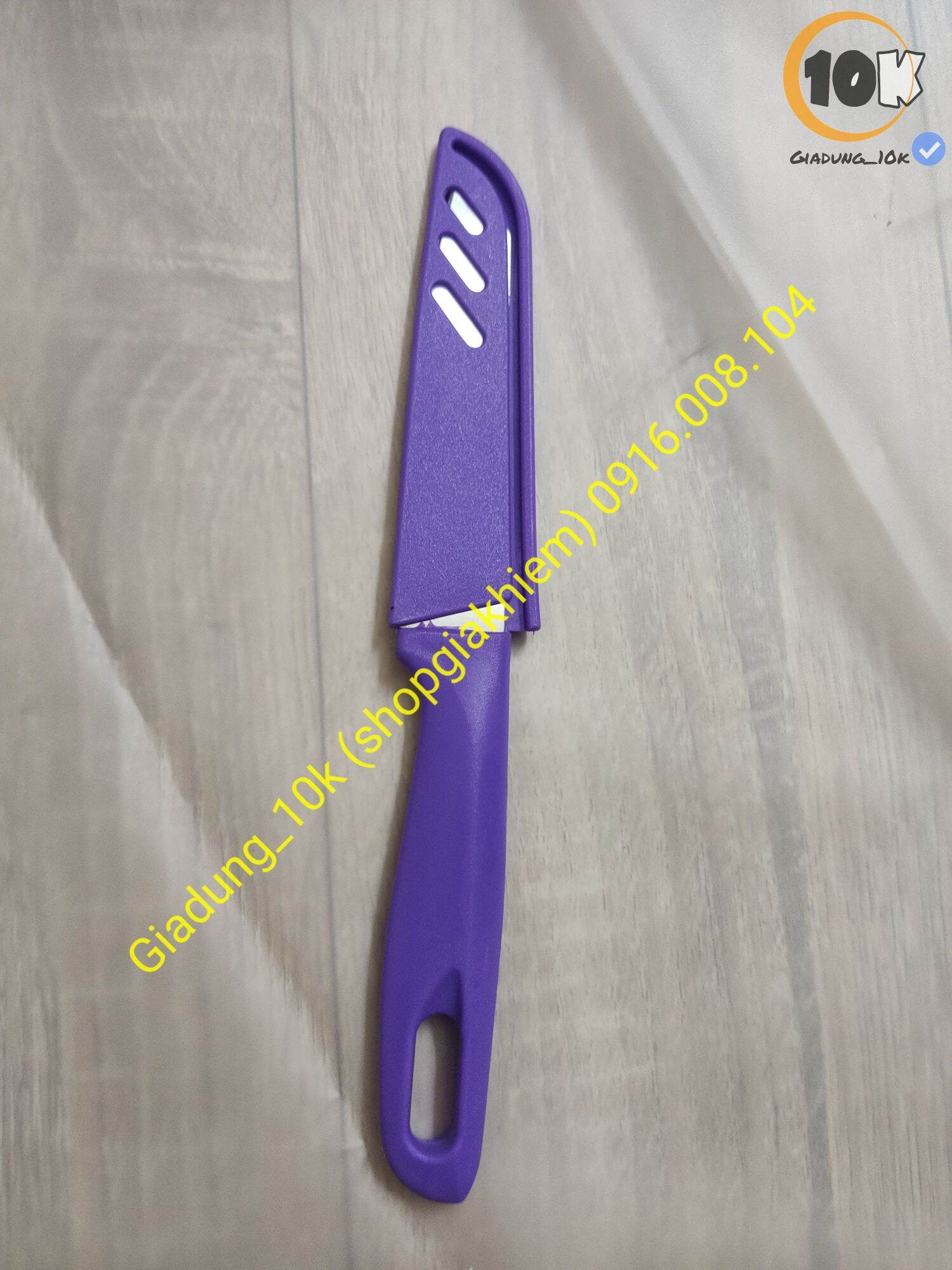 Dao gọt hoa quả Inox nhiều màu sắc (có kèm chuôi) (d11)