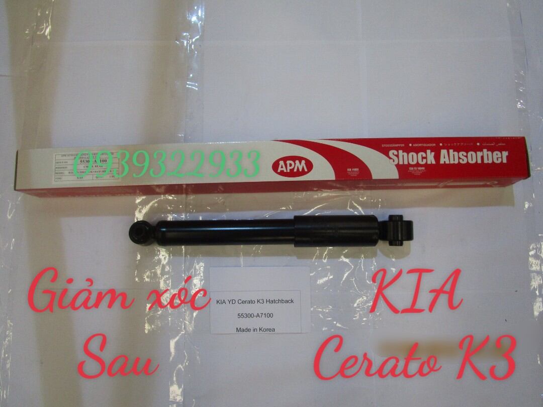 Giảm xóc sau kia k3 - cerato 2013 - 2016.hàng apm - korea.mã oem 55300 - a7100.trái phải giống nhau