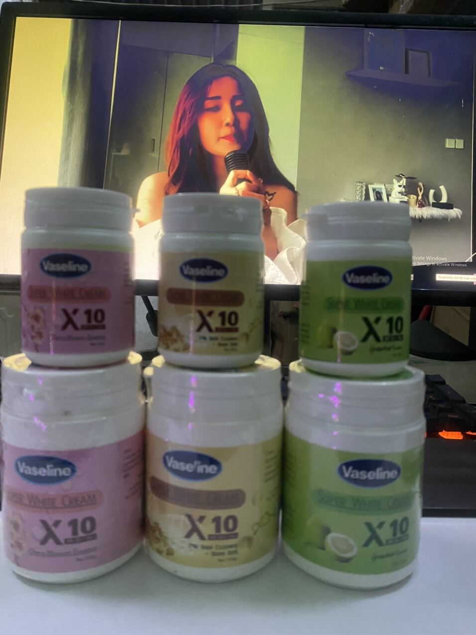 Kích trắng vaselin x10
